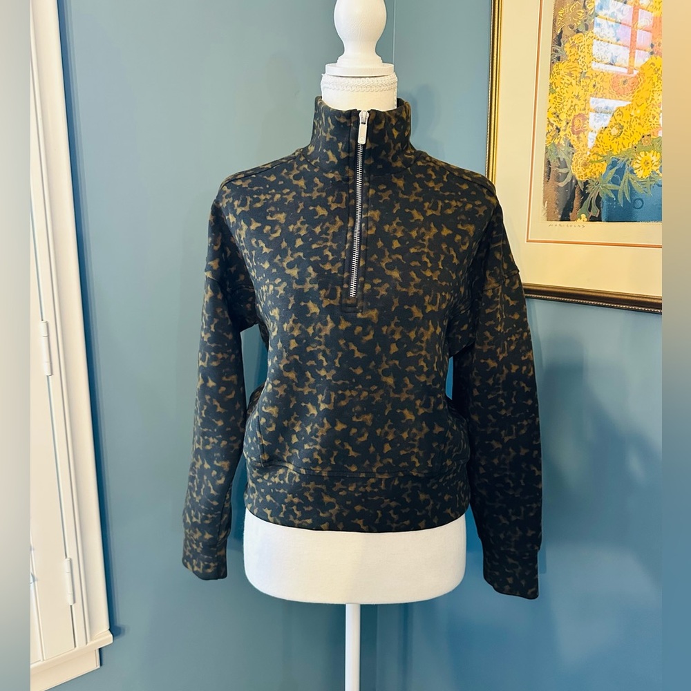 CALIA by Carrie Underwood Patterned Quarter-Zip